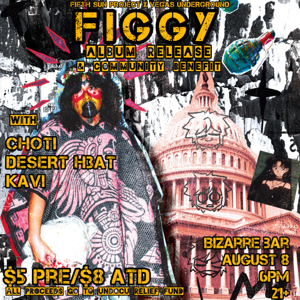 Official flyer for Figgy Album Release + Community Benefit