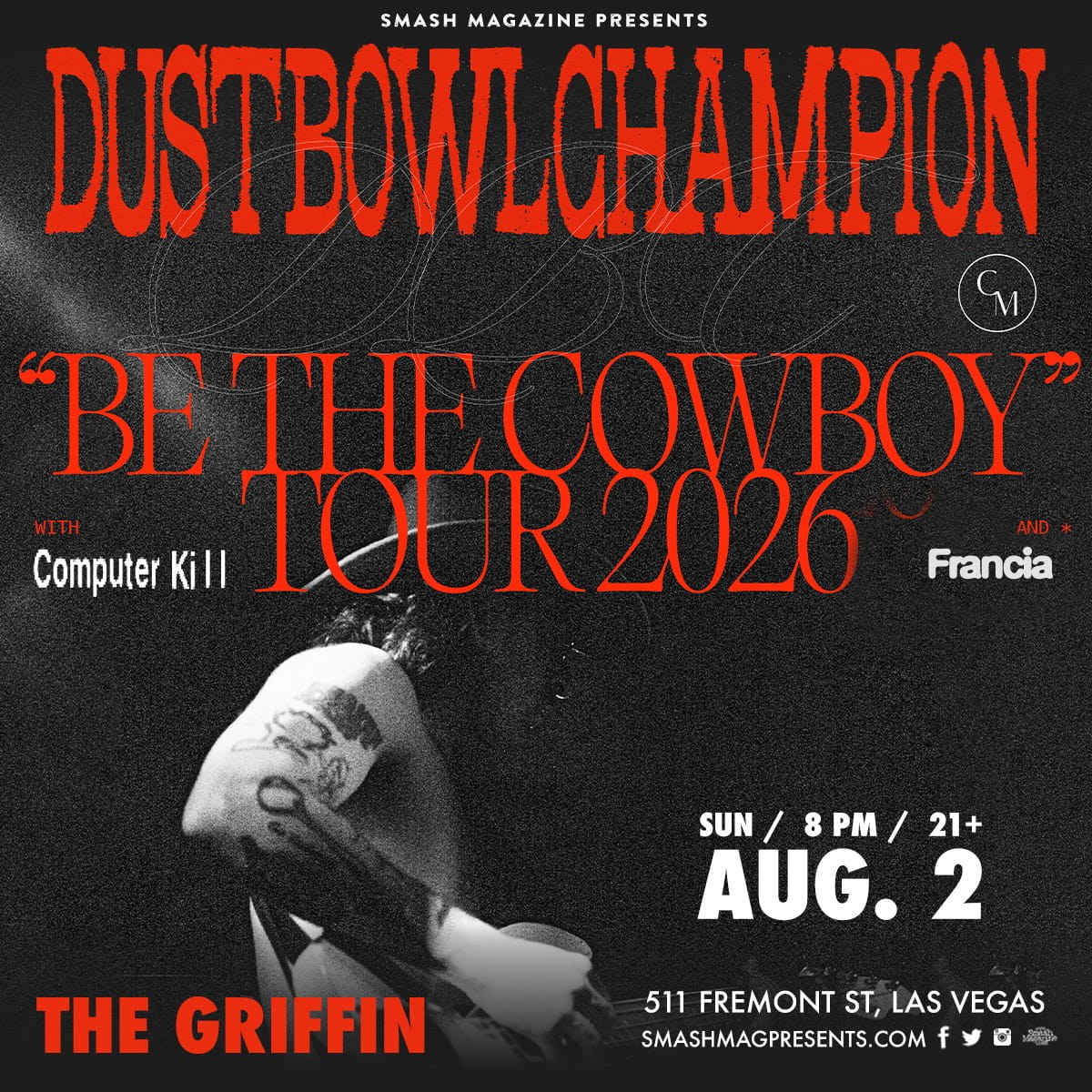 Official flyer for Dustbowl Champion + Computer Kill + Francia